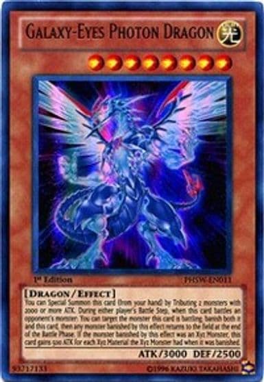 Galaxy Eyes Photon Dragon Photon Shockwave Yu-Gi-Oh! card