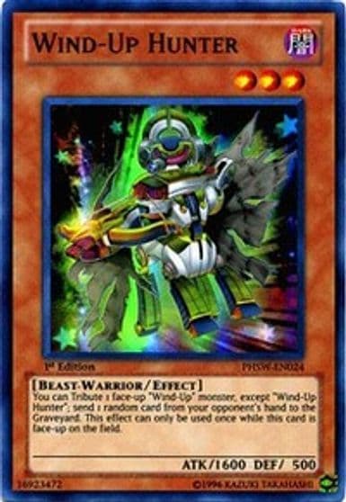 Wind Up Hunter Photon Shockwave Yu-Gi-Oh! card