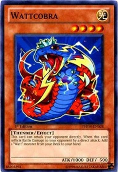 Wattcobra Photon Shockwave Yu-Gi-Oh! card