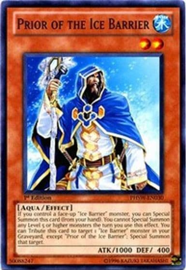 Prior of the Ice Barrier Photon Shockwave Yu-Gi-Oh! card