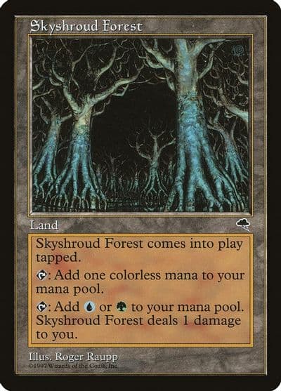 Skyshroud Forest Tempest Magic card