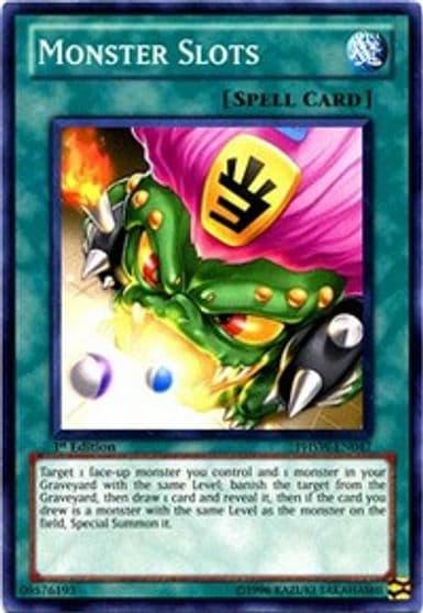Monster Slots Photon Shockwave Yu-Gi-Oh! card