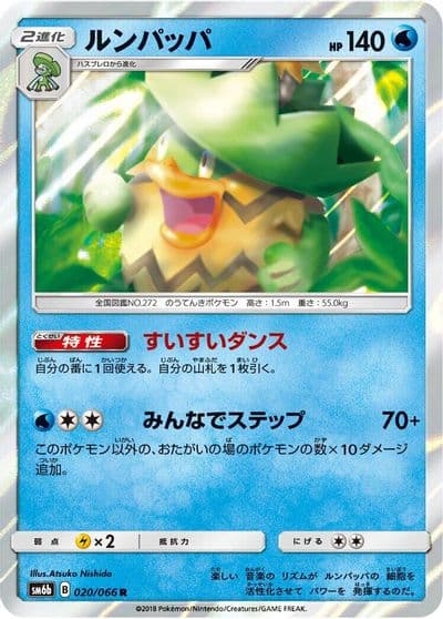 Ludicolo SM6b: Champion Road Pokemon card