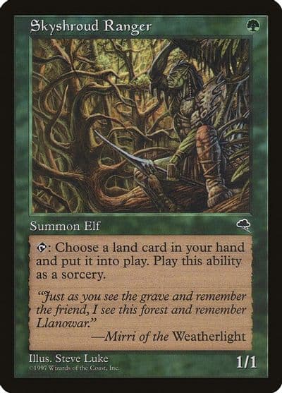 Skyshroud Ranger Tempest Magic card