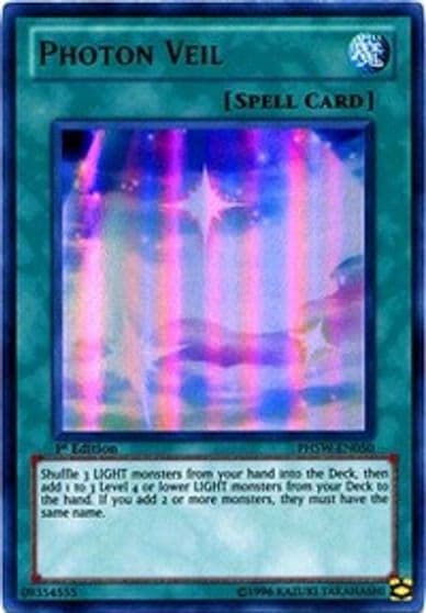 Photon Veil Photon Shockwave Yu-Gi-Oh! card