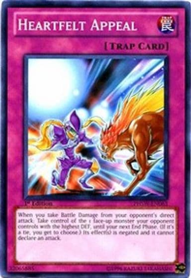 Heartfelt Appeal Photon Shockwave Yu-Gi-Oh! card