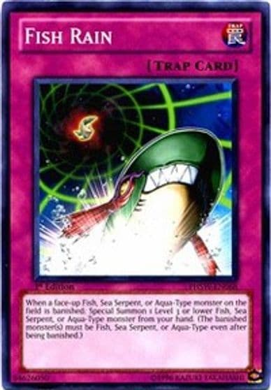 Fish Rain Photon Shockwave Yu-Gi-Oh! card