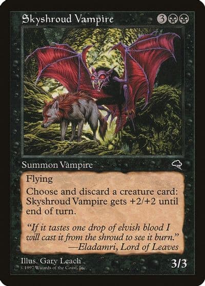Skyshroud Vampire Tempest Magic card