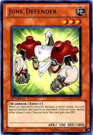 Junk Defender Photon Shockwave Yu-Gi-Oh! card