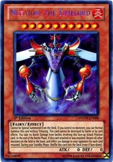 Metaion the Timelord Photon Shockwave Yu-Gi-Oh! card