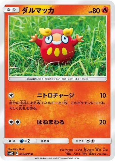 Darumaka SM10: Double Blaze Pokemon card