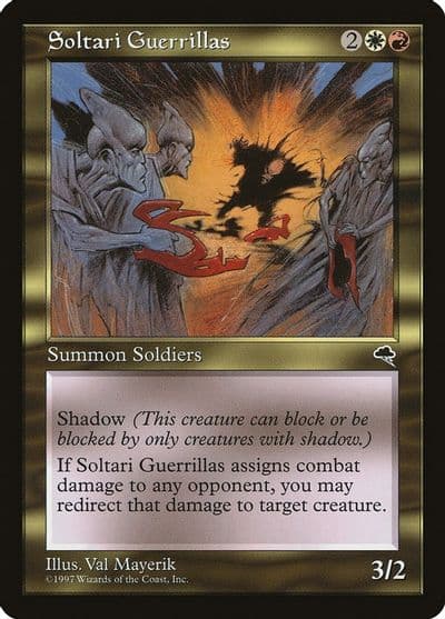 Soltari Guerrillas Tempest Magic card