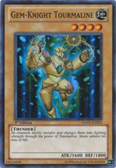 Gem Knight Tourmaline Hidden Arsenal 5: Steelswarm Invasion Yu-Gi-Oh! card