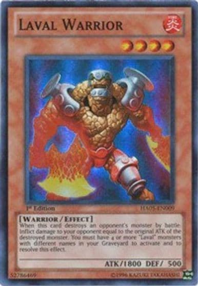 Laval Warrior Hidden Arsenal 5: Steelswarm Invasion Yu-Gi-Oh! card