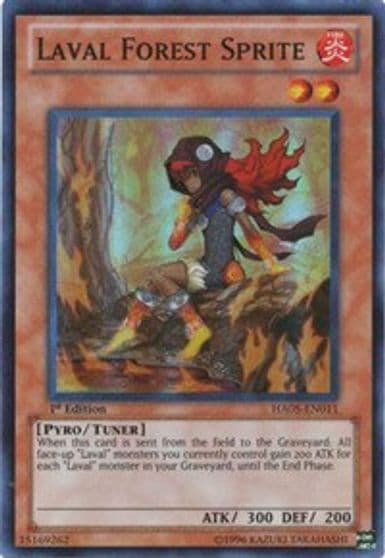 Laval Forest Sprite Hidden Arsenal 5: Steelswarm Invasion Yu-Gi-Oh! card