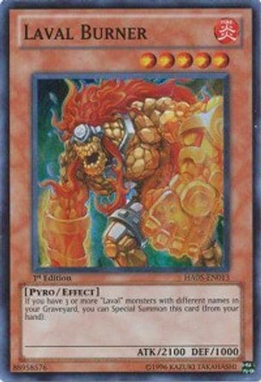 Laval Burner Hidden Arsenal 5: Steelswarm Invasion Yu-Gi-Oh! card