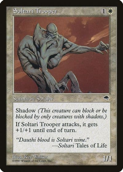 Soltari Trooper Tempest Magic card