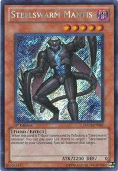Steelswarm Mantis Hidden Arsenal 5: Steelswarm Invasion Yu-Gi-Oh! card