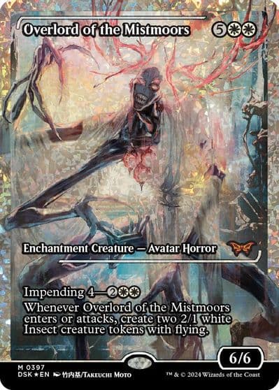 Overlord of the Mistmoors Showcase Fracture Foil Duskmourn: House of Horror Magic card