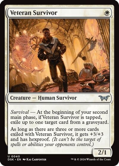 Veteran Survivor Duskmourn: House of Horror Magic card