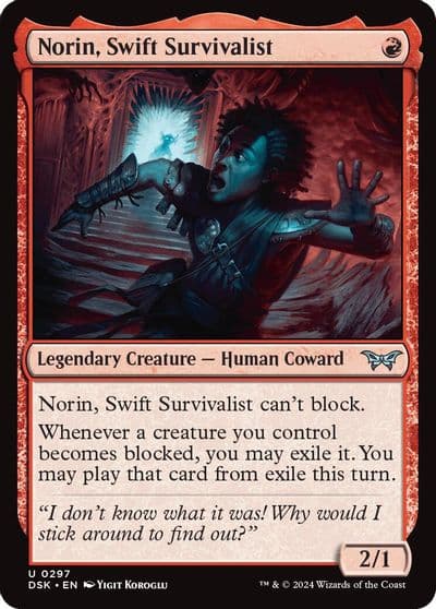 Norin Swift Survivalist 0297 Duskmourn: House of Horror Magic card