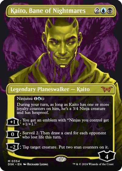 Kaito Bane of Nightmares Showcase Duskmourn: House of Horror Magic card