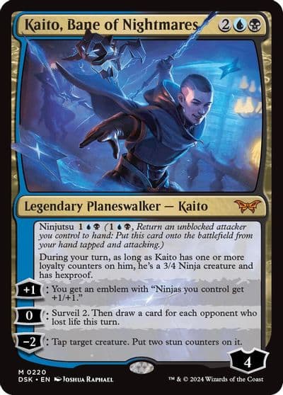 Kaito Bane of Nightmares Duskmourn: House of Horror Magic card