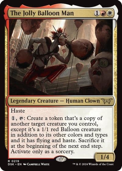 The Jolly Balloon Man Duskmourn: House of Horror Magic card