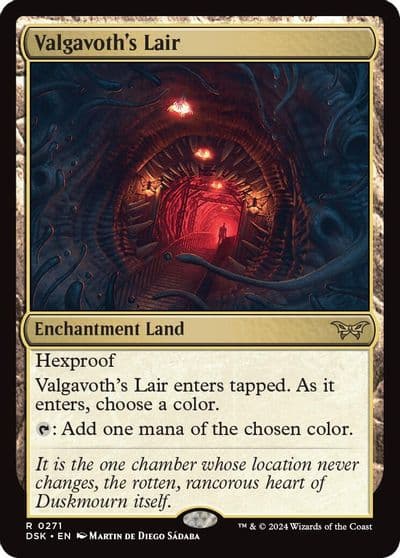 Valgavoths Lair Duskmourn: House of Horror Magic card