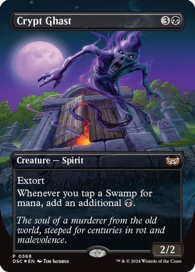 Crypt Ghast Borderless Commander: Duskmourn: House of Horror Magic card