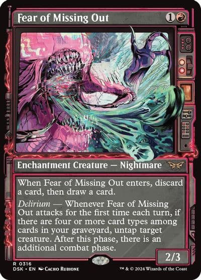 Fear of Missing Out Showcase Duskmourn: House of Horror Magic card