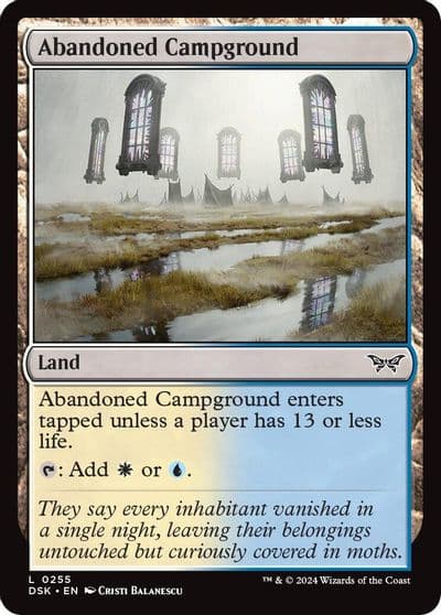 Abandoned Campground Duskmourn: House of Horror Magic card