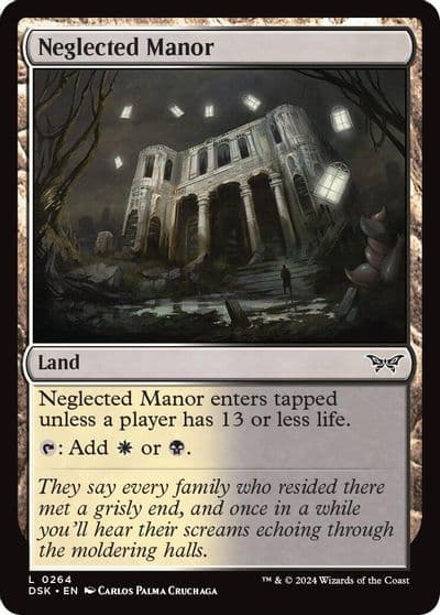 Neglected Manor Duskmourn: House of Horror Magic card