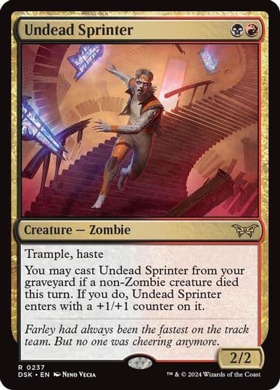 Undead Sprinter Duskmourn: House of Horror Magic card
