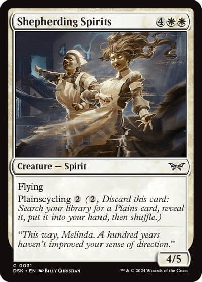 Shepherding Spirits Duskmourn: House of Horror Magic card