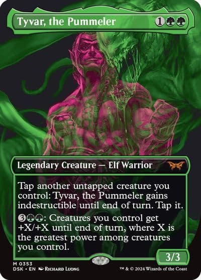 Tyvar the Pummeler Showcase Duskmourn: House of Horror Magic card