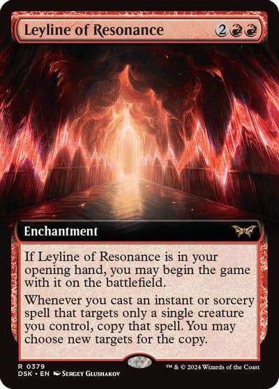 Leyline of Resonance Extended Art Duskmourn: House of Horror Magic card