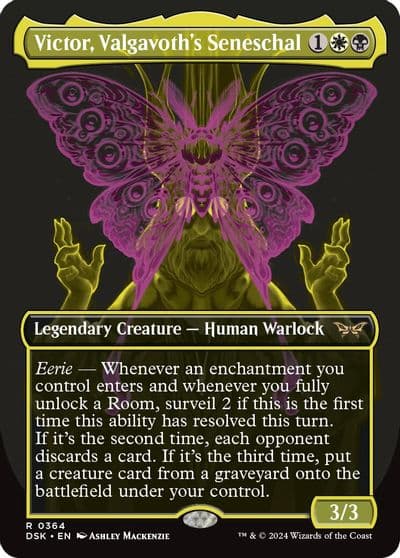 Victor Valgavoths Seneschal Showcase Duskmourn: House of Horror Magic card