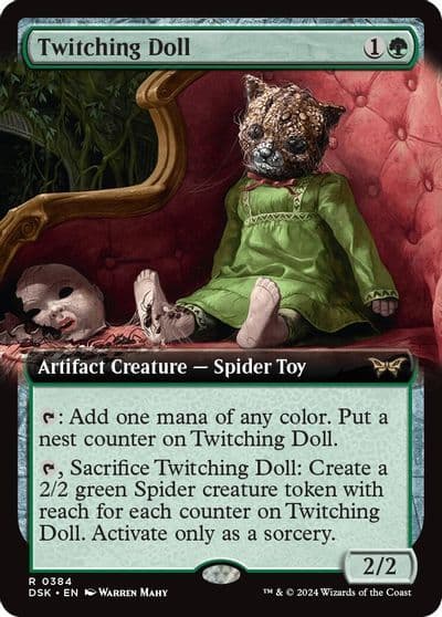 Twitching Doll Extended Art Duskmourn: House of Horror Magic card