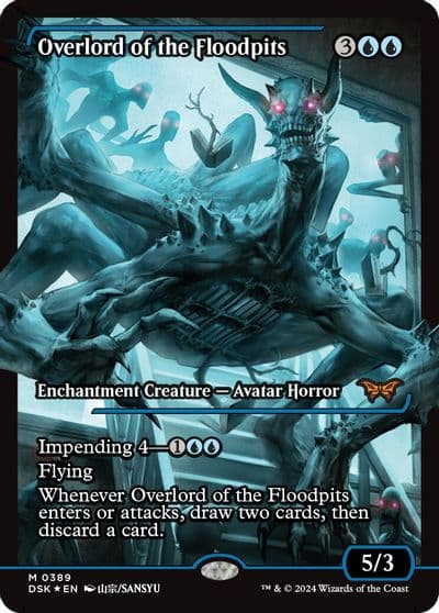 Overlord of the Floodpits Showcase Duskmourn: House of Horror Magic card