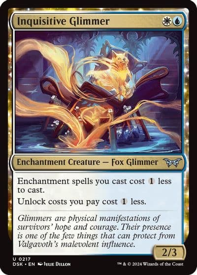 Inquisitive Glimmer Duskmourn: House of Horror Magic card