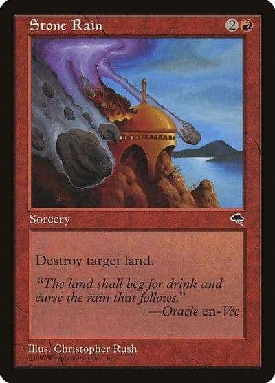 Stone Rain Tempest Magic card