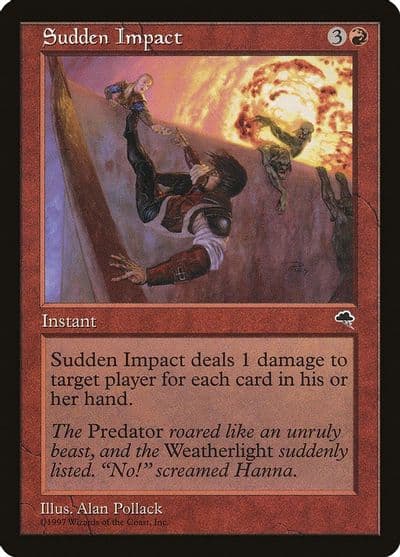 Sudden Impact Tempest Magic card