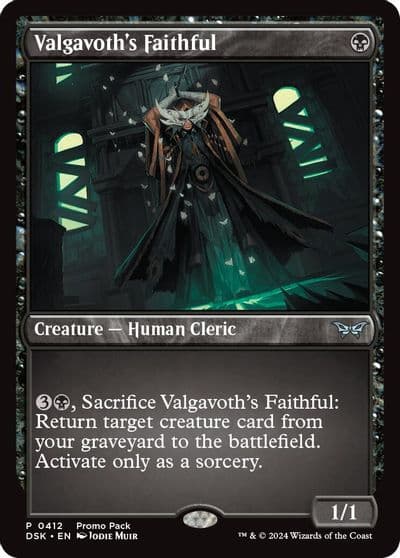 Valgavoths Faithful Promo Pack: Duskmourn: House of Horror Magic card