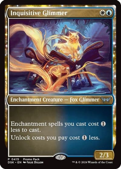 Inquisitive Glimmer Promo Pack: Duskmourn: House of Horror Magic card