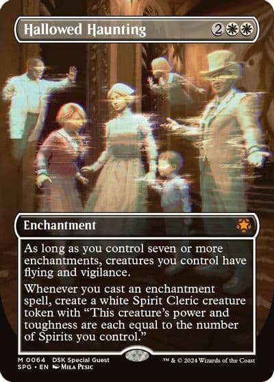 Hallowed Haunting Borderless Special Guests Magic card