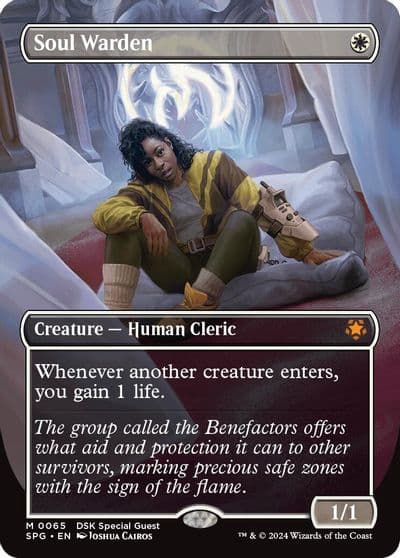 Soul Warden Borderless Special Guests Magic card