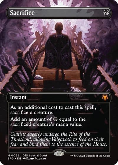 Sacrifice Borderless Special Guests Magic card