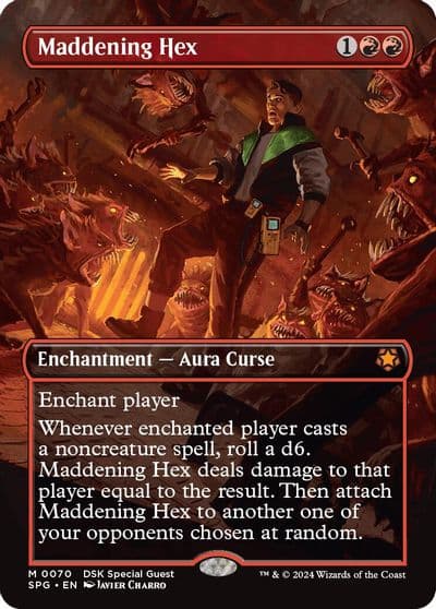 Maddening Hex Borderless Special Guests Magic card