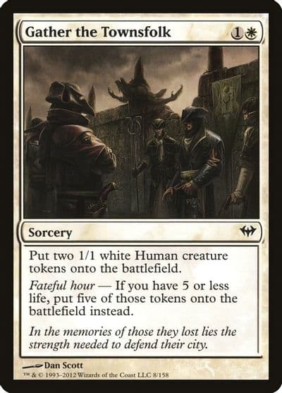 Gather the Townsfolk Dark Ascension Magic card